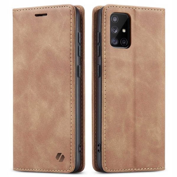 Spacecase Wallet Galaxy A71 Light Brown zdjęcie 5