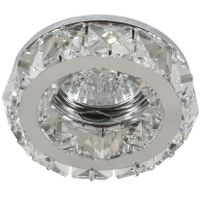Glamour lampa sufitowa SK wpust crystal do salonu chrom