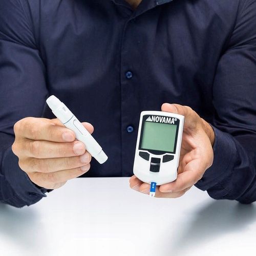 GLUKOMETR 3W1 NOVAMA MULTICHECK PRO+ GLUKOZA CHOLESTEROL KWAS MOCZOWY na Arena.pl