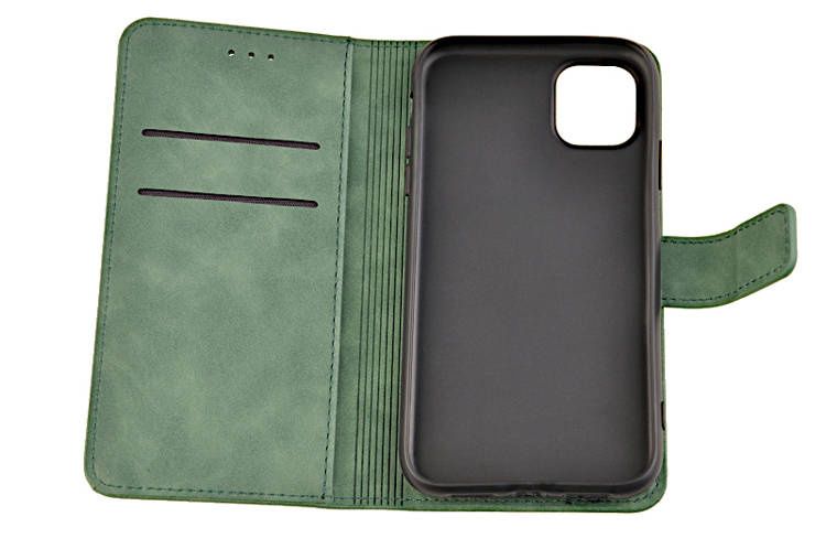 Etui portfel Tender do Apple iPhone 11 zielony zdjęcie 4