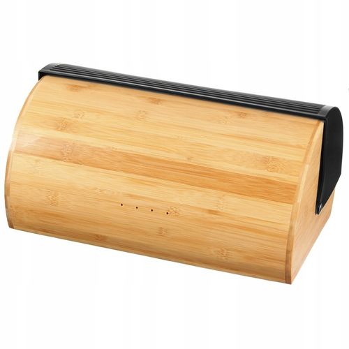 CHLEBAK NA CHLEB BUŁKI PIECZYWO POJEMNIK CZARNY BAMBUS DUŻY NÓŻ DO na Arena.pl