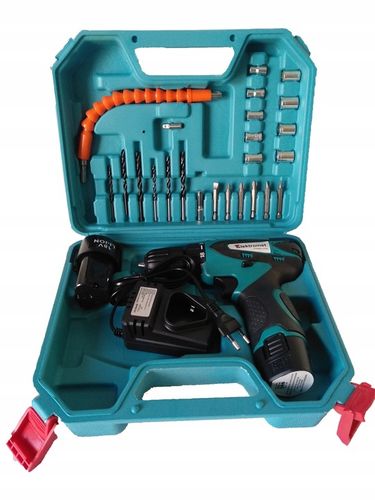 WKRĘTARKA AKUMULATOROWA LED 2x AKUMULATOR 18V AKCESORIA PRZEGUB na Arena.pl