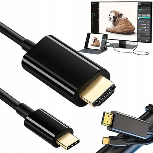 KABEL USB-C 3.1 TYP C DO HDMI 4K ADAPTER 200CM na Arena.pl