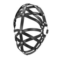 cage mask - black