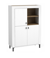 Nowoczesna Komoda 96 cm Biała 3D ROSA DL 3 kolory