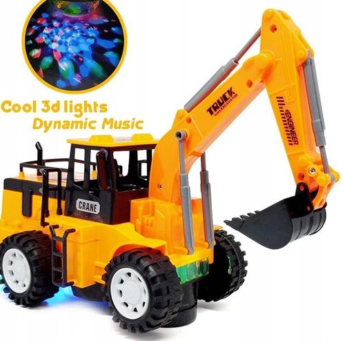 INTERAKTYWNA KOPARKA - NA BATERIE JEŹDZI ŚWIECI GRA na Arena.pl