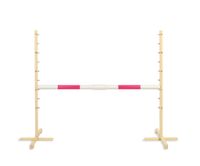 Przeszkoda skokowa do Hobby Horse 160cm, h-120 cm, belka różowa
