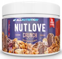 ALLNUTRITION NUTLOVE CRUNCH 500g KREM CZEKOLADOWY BEZ CUKRU FIT ORZECHY