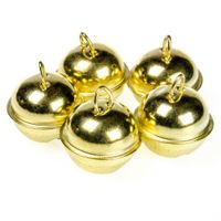 Zawieszki metalowe DZWONECZKI 20mm złote 5szt.