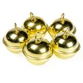 Zawieszki metalowe DZWONECZKI 20mm złote 5szt.