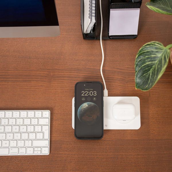 Spacecase Wireless Dual Charger Magcharge Wm3W White zdjęcie 9