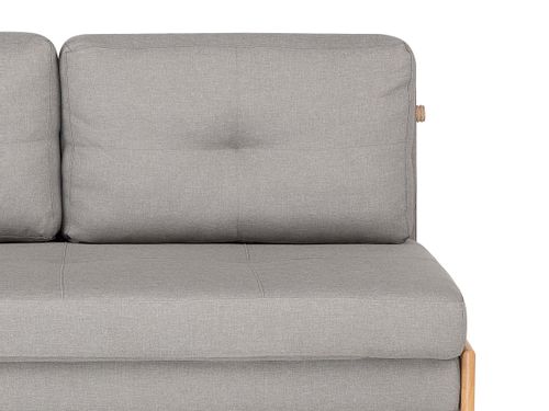 Sofa rozkładana jasnoszara EDLAND na Arena.pl