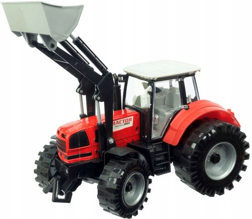 Duży Traktor z Przyczepą Ciągnik NAPĘD Ruchome elementy Otwierane drzwi na Arena.pl