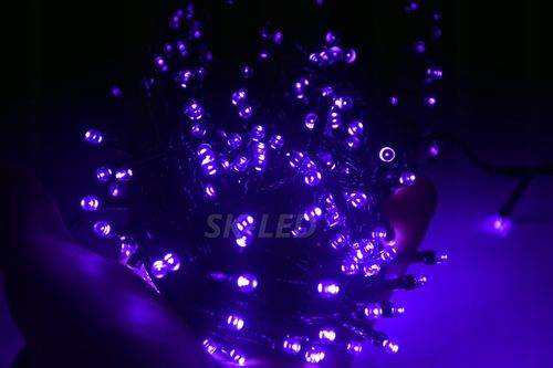 LAMPKI CHOINKOWE 500 LED FIOLETOWE 38M ŚWIATEŁKA NA CHOINKĘ LED ZEWNĘTRZNE na Arena.pl