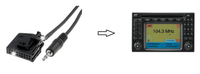 Złącze adapter AUX - JACK do radia fabrycznego MERCEDES COMMAND 2.0