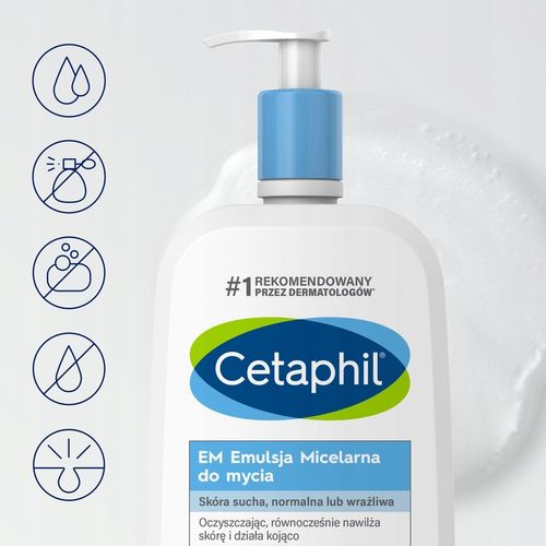 Zestaw Cetaphil EM Emulsja i MD Dermoprotektor 1L na Arena.pl