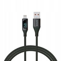 2 x KABEL USB LIGHTNING Z WYŚWIETLACZEM SAVIO CL-173