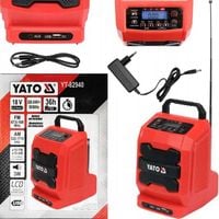 RADIO BUDOWLANE AKUMULATOROWO-SIECIOWE 18V BODY