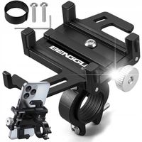 UCHWYT ROWEROWY NA TELEFON MONTOWANY NA KIEROWNICĘ ROWERU ALUMINIOWY