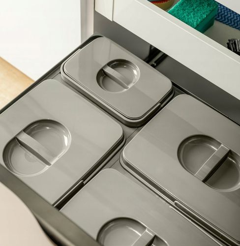 Kosz Segregator na śmieci MULTINO 60 2x15 L - 2 pojemniki na Arena.pl