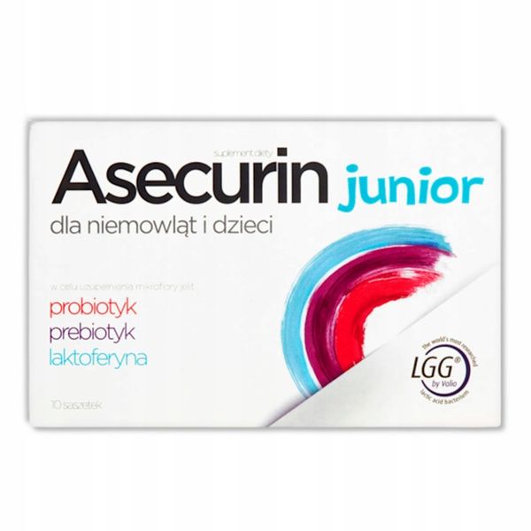 Asecurin Junior dla niemowląt i dzieci, 10 sasz. zdjęcie 2