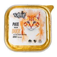 Karma mokra dla KOTA TufTuf Tacka alupak pasztet bogaty w kaczkę 100g