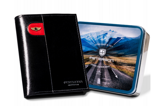 duży portfel męski bez zapięcia - peterson na Arena.pl