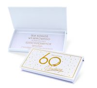 pudełko ozdobne na banknoty mb-019 urodziny 60 elite