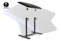 Podnóżek do tatuażu – regulowany podwójny H2 (Antyczna stal)