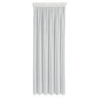 Firana HERA 140x270 cm biała szyfon z szampańskim nadrukiem taśma