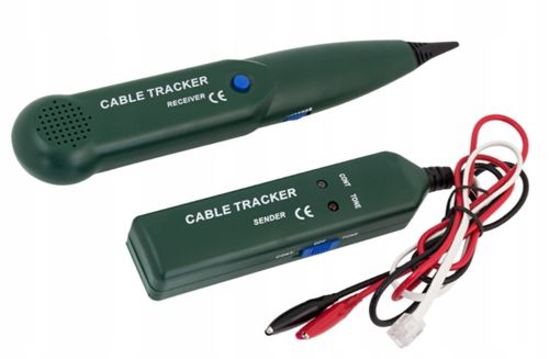 SZUKACZ PAR PRZEWODÓW TESTER CABLE TRACKER lokalizator kabli + pokrowiec na Arena.pl