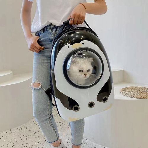 Plecak do transportu ZWIERZĄT KOTÓW Transporter KOSMICZNY XL BIAŁY PINGWIN na Arena.pl