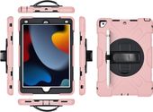 Etui Pancerne iPad 9.7 2018 Air 2 Stojak 360 Pasek Rose Gold