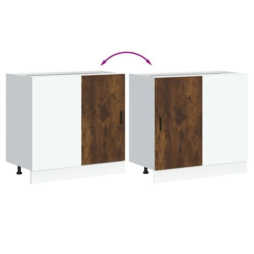 Szafka dolna zlewu Lyon kolorze opalanego dębu na Arena.pl