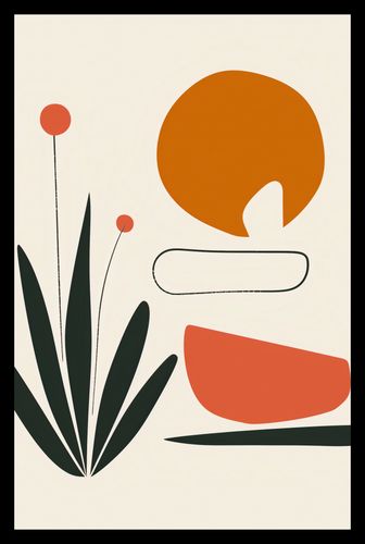 Plakat 53x81cm Abstrakcyjny Zen na Arena.pl