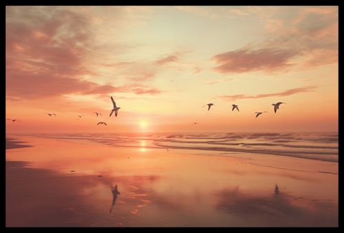 Plakat 60x40cm Spokojna Przystań na Arena.pl