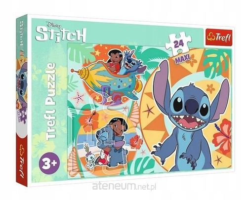 PUZZLE 24 MAXI WESOŁY DZIEŃ LILO&STITCH 14365 na Arena.pl