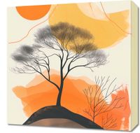 Obraz 50x50cm Drzewo Na Przestrzeni