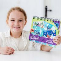 WKLEJANIE PO NUMERACH LILO STITCH WKLEJANKA KOLOROWANKA DLA DZIECI STICH