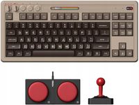 Retro Klawiatura 8Bitdo Mechanical Keyboard C64 + Joystick i Super Buttons