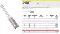 KLINGSPOR FREZ DO METALU HF 100 B FI=12,7x25mm TRZ