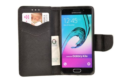 Etui portfel Fancy Case do Samsung Galaxy A3 2016 czarny na Arena.pl