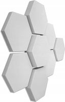 PANEL AKUSTYCZNY WYGŁUSZAJĄCY BASF HEXAGON SZARY