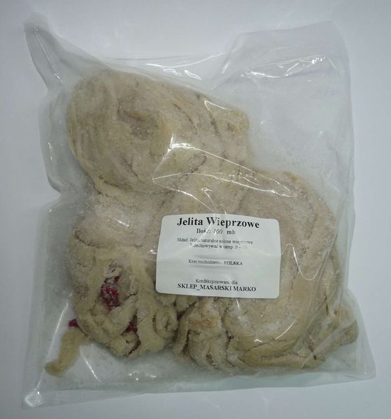 Jelita wieprzowe do kiełbasy 100 m POLSKIE zdjęcie 1