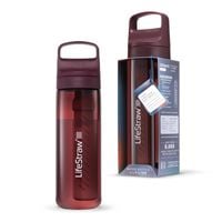 LifeStraw Go 2.0 Czerwona butelka filtrująca 0,65L Merlot Me Away