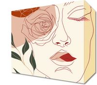 Obraz 20x20cm Beż i Twarz