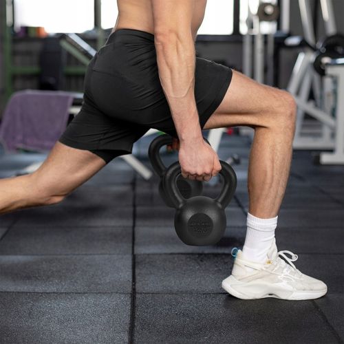 Kettlebell żeliwny 30kg kettle hantel obciążenie odważnik do ćwiczeń Rebel na Arena.pl