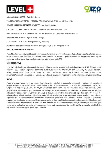 Farba dachowa płynna folia ceglasty 20kg Level+46 zdjęcie 8