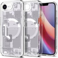 Etui plecki Spigen Ultra Hybrid Mag MagSafe Białe do Apple iPhone 16e