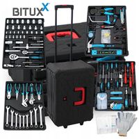 ZESTAW NARZĘDZI KLUCZY NASADKI BIT WALIZKA NARZĘDZIOWA WÓZEK DUŻY ZESTAW XL